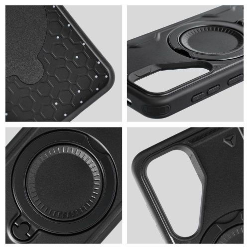 Case FROST ARMOR Samsung Galaxy S24 FE tok, fekete