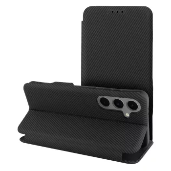   FOLIO Side Magnet book case Samsung Galaxy S25 PLUS tok, fekete