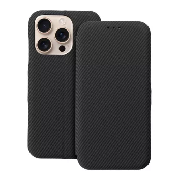 FOLIO Side Magnet book case iPhone 16 PRO MAX tok, fekete