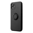 SILICONE RING case SAMSUNG A36 5G tok, fekete