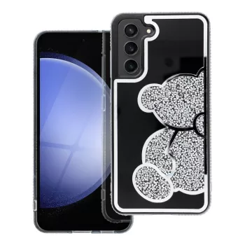 TEDDY BEAR Case SAMSUNG GALAXY A56 5G tok, ezüst