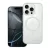 Drop Glue Colorful Ring Mag Cover MagSafe SAMSUNG GALAXY A26 tok, fehér