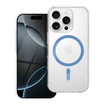   Drop Glue Colorful Ring Mag Cover MagSafe IPHONE 12 MINI tok, kék