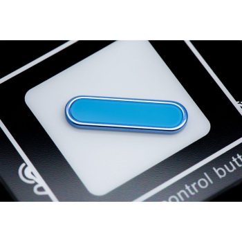   Camera Control active button fit iPhone 16 series case Drop Glue / Clear Mag Cover tok, kék