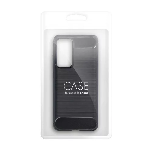 CARBON case XIAOMI Redmi Note 14 4G / 14 5G tok, fekete