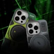 FORCELL F-PROTECT Levels with Dual Layer 4D technology, Miliatry Drop-Test compatible with MagSafe Samsung Galaxy S25 ULTRA tok, cyber tok, zöld
