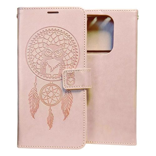 MEZZO Book case for XIAOMI Redmi NOTE 14 PRO 5G / Redmi NOTE 14 PRO PLUS 5G dreamcatcher tok, arany
