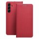 LUNA Book Carbon for XIAOMI Redmi NOTE 14 PRO 5G / Redmi NOTE 14 PRO PLUS 5G red