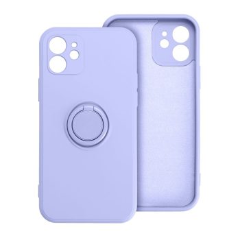 SILICONE RING case for XIAOMI Redmi Note 14 Pro 5G tok, lila