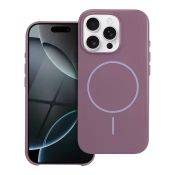 Glossy Mag Cover MagSafe iPhone 16 PRO tok, lila