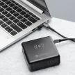 FORCELL F-ENERGY multifunkciós töltő 45W 6 az 1-ben USB A és USB C csatlakozókkal, 15000mAh powerbankkal és 15W vezeték nélküli töltéssel