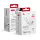 FORCELL F-ENERGY Mini GaN III VT-35A hálózati töltő with 1 x Type C + 1x USB A sockets, PD QC4.0 20W, fehér