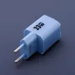 FORCELL F-ENERGY Crystal Color GaN III VT-41 hálózati töltő, szilikon kábel 1 x Type C + 1x USB A sockets, PD QC4.0 33W , kék