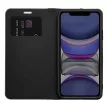 LUNA Book tok, arany Apple iPhone 16e tok, fekete