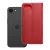 LUNA Book tok, arany Apple iPhone 16e tok, piros