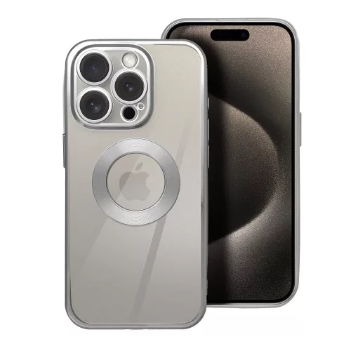 Case GLAM Apple iPhone 16e tok, ezüst
