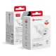 FORCELL F-ENERGY Mini GaN III VT-36 hálózati töltő with 1 x Type C + 1x USB A sockets, PD QC4.0 45W, fehér