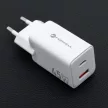 FORCELL F-ENERGY Mini GaN III VT-36 hálózati töltő with 1 x Type C + 1x USB A sockets, PD QC4.0 45W, fehér