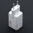 FORCELL F-ENERGY Mini GaN III VT-36 hálózati töltő with 1 x Type C + 1x USB A sockets, PD QC4.0 45W, fehér