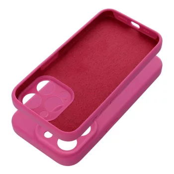Case SILICONE 2mm Apple iPhone 16e tok, rózsaszín