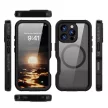 Waterproof case SHELLBOX GT MagSafe iPhone 16 Pro tok, fekete