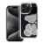 TEDDY BEAR Case iPhone 16e tok, ezüst
