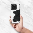 TEDDY BEAR Case iPhone 16e tok, fekete