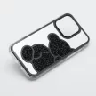 TEDDY BEAR Case iPhone 16e tok, fekete