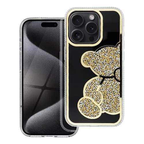 TEDDY BEAR Case iPhone 16e tok, arany