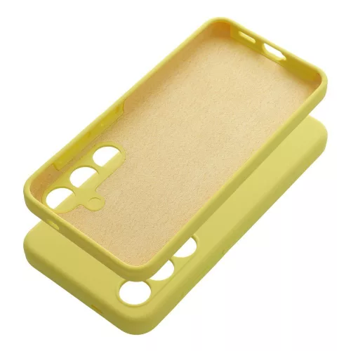 Silicone case 2mm XIAOMI REDMI NOTE 14 4G tok, sárga