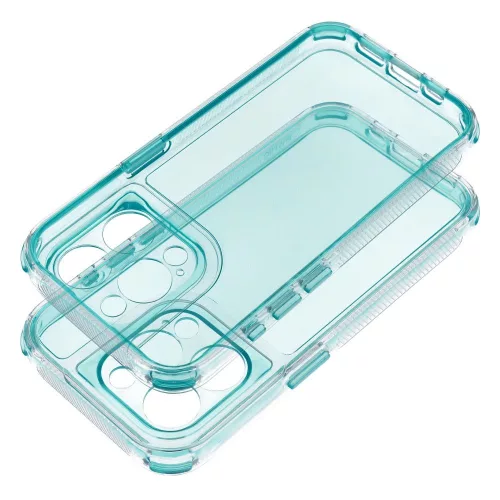 MATRIX CLEAR Case iPhone 16e tok, mentazöld