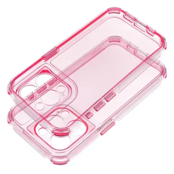 MATRIX CLEAR Case iPhone 16e tok, rózsaszín