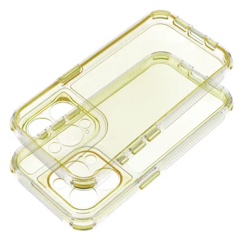 MATRIX CLEAR Case iPhone 16e tok, sárga