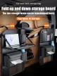 Foldable Car organizer front seats compartments D03-B, autós ülésrendező, fekete