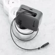 FORCELL F-ENERGY GaN III VT-R5 hálózati töltő, kihúzható kábel Type C and Type C charging port PD QC4.0 3A 45W , szürke