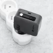 FORCELL F-ENERGY GaN III VT-R5 hálózati töltő, kihúzható kábel Type C and Type C charging port PD QC4.0 3A 45W , szürke