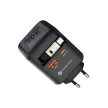 FORCELL F-ENERGY GaN III VT-R7 hálózati töltő kihúzható kábel Type C and 1x Type C, 1x USB A charging ports PD QC4.0 3A 70W , szürke
