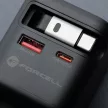 FORCELL F-ENERGY GaN III VT-R7 hálózati töltő kihúzható kábel Type C and 1x Type C, 1x USB A charging ports PD QC4.0 3A 70W , szürke