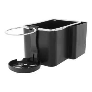 Car organizer cup holder, autós pohártartó, fekete