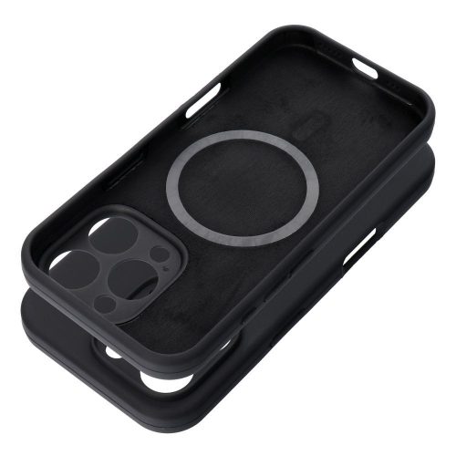 Case SILICONE 2mm IPHONE 15 Pro Max MagSafe tok, fekete