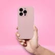 Case SILICONE 2mm IPHONE 15 Pro MagSafe tok, rózsaszín
