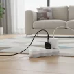 FORCELL F-ENERGY GaN III B130101-E Ultra Slim hálózati töltő 1 x Type C + USB A PD QC4.0 3A 30W, fekete