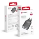 FORCELL F-ENERGY GaN III B245202(1A1C) Ultra Slim hálózati töltő 1 x Typ C + 1 x USB A PD QC4.0 3A 45W, fekete