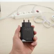 FORCELL F-ENERGY GaN III B245202(1A1C) Ultra Slim hálózati töltő 1 x Typ C + 1 x USB A PD QC4.0 3A 45W, fekete