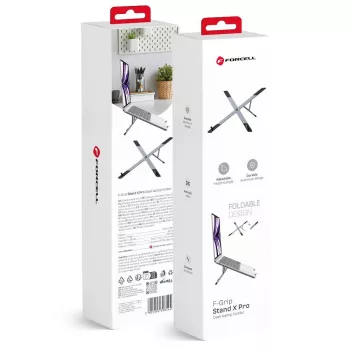 FORCELL F-GRIP Fold Stand X Pro, laptop állvány, szürke