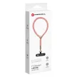 FORCELL F-DESIGN L8X36 karpánt telefonhoz állítható hosszúságú (max. 18 cm hurokban) rózsaszín fehér
