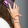 FORCELL F-DESIGN L8X36 karpánt telefonhoz állítható hosszúságú (max. 18 cm hurokban) rózsaszín fehér