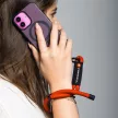 FORCELL F-DESIGN R10X40 karpánt telefonhoz állítható hosszúsággal (max. 20 cm hurokban), piros