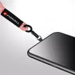 FORCELL F-DESIGN R10X40 karpánt telefonhoz állítható hosszúságú (max. 20 cm hurokban) rózsaszín fehér
