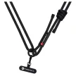 FORCELL F-DESIGN S10X165 keresztben hordozható, állítható hosszúságú (max. 82,5 cm hurokban) fekete